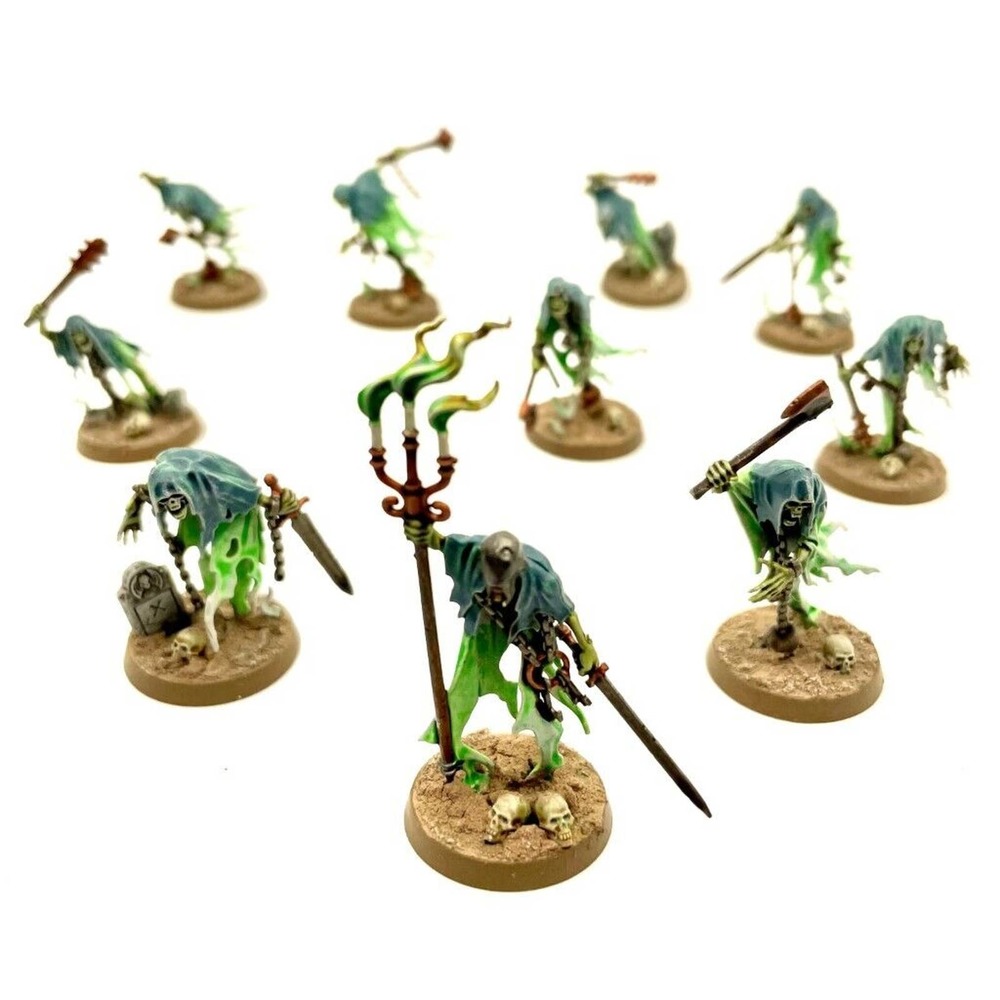 Nighthaunt Chainrasp Hordes 10 Painted Miniatures Ghost Age of Sigmar